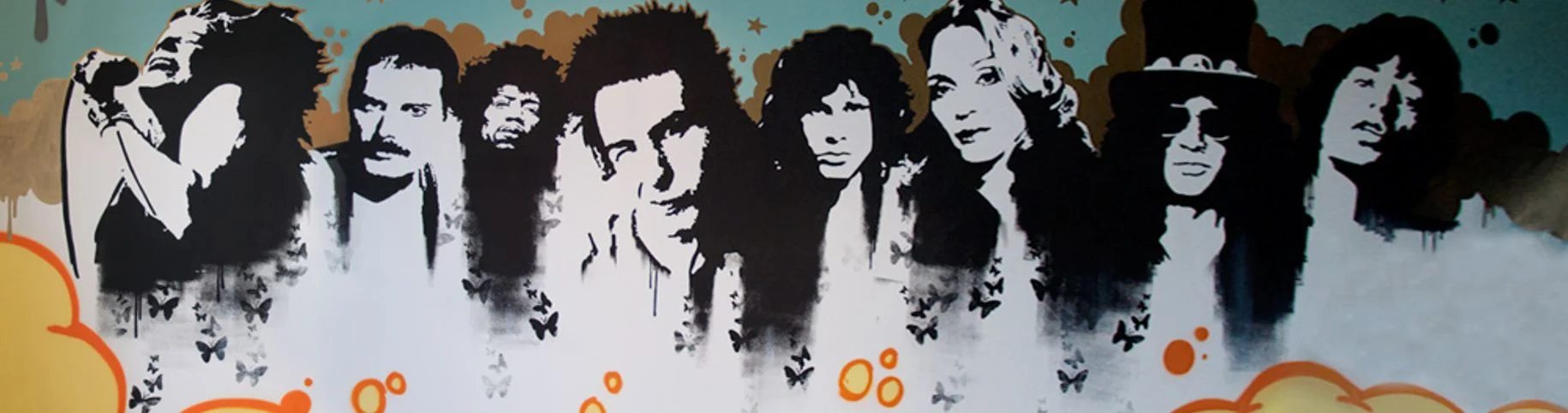 Radio Jingles Ltd studio mural